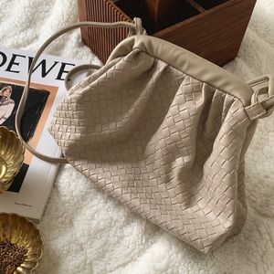 Woven Dumpling Bag